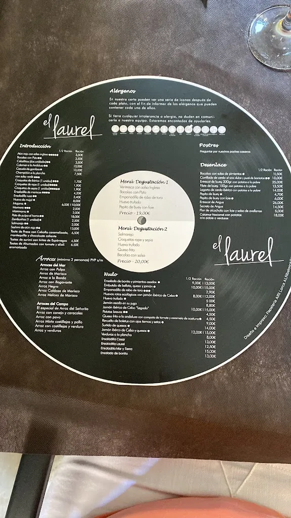 Menu_El laurel de lorca 2024_Lorca_image_1