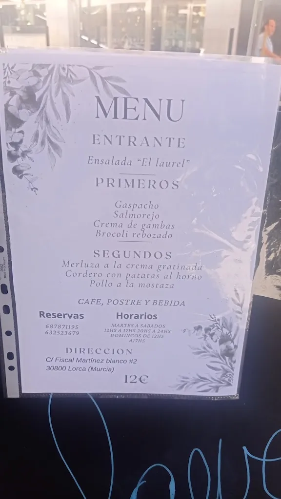 Menu_El laurel de lorca 2024_Lorca_image_2