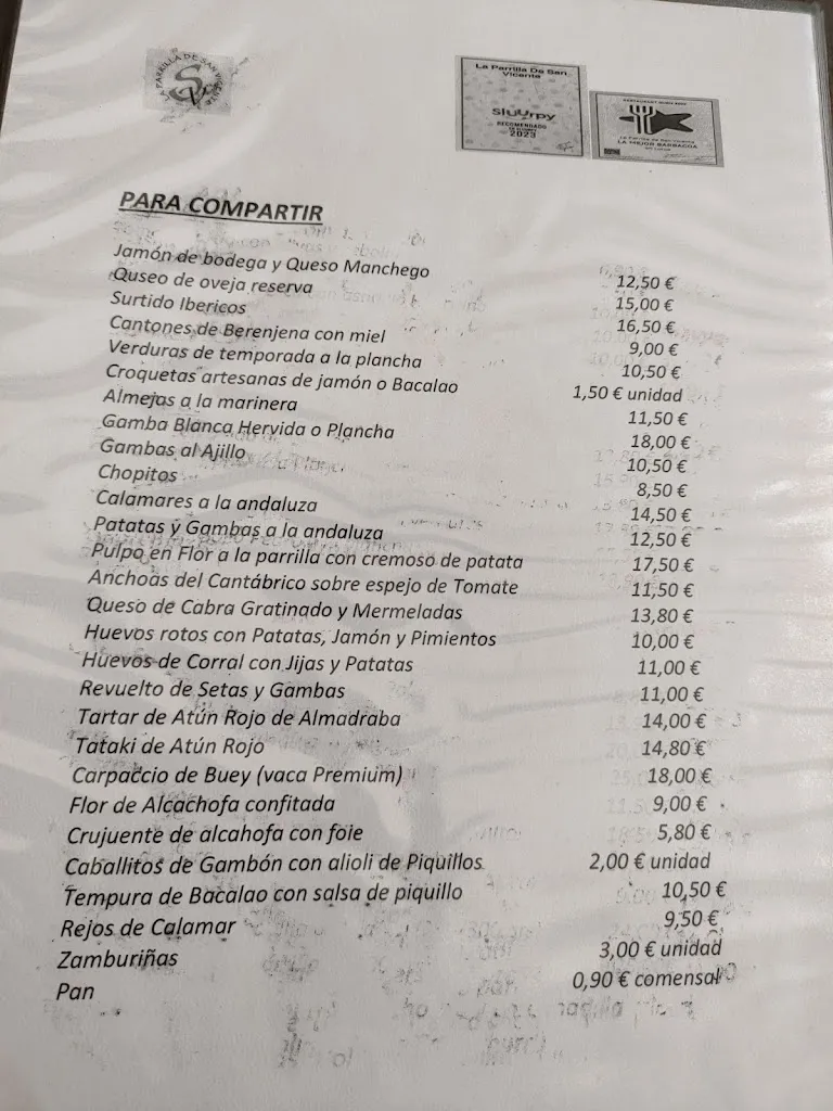 Menu_Mesón La Parrilla de San Vicente_Lorca_image_1
