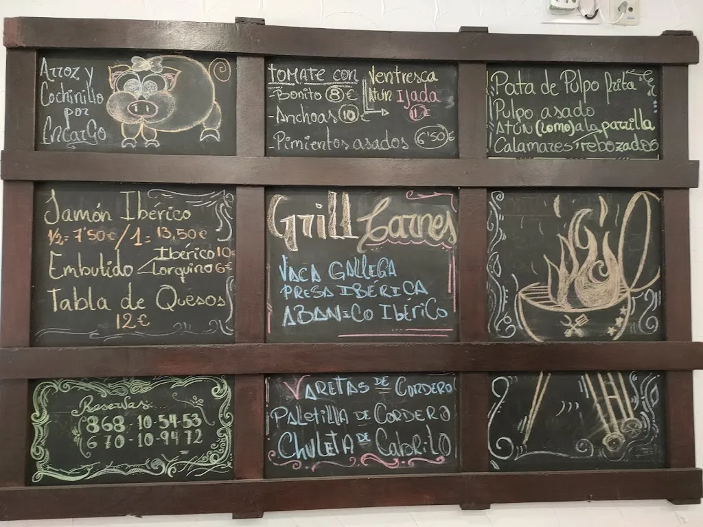 Menu_Bar restaurante El Sibarita_Lorca_immagine_1