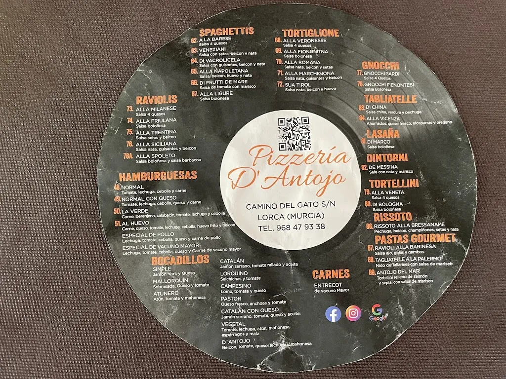 Menu_Pizzeria D’Antojo_Lorca_image_2