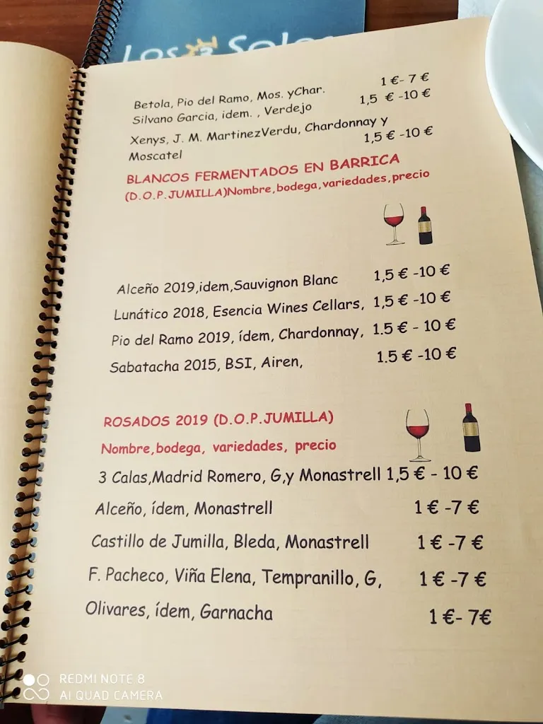 Menu_Los Tres Soles_Jumilla_image_1