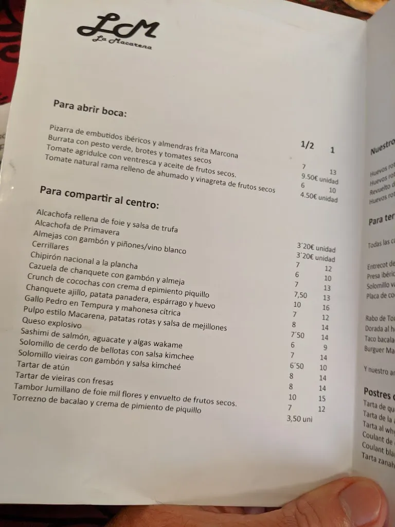 Menu_La Macarena Bar de Vinos_Jumilla_image_3