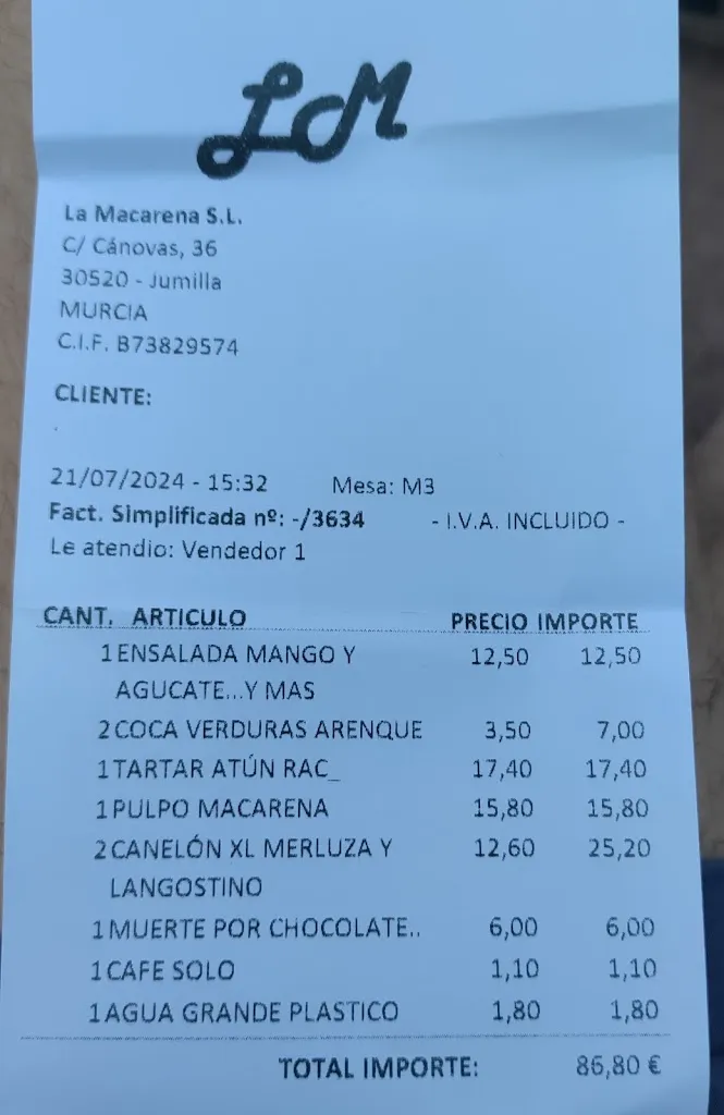 Dimitri_La Macarena Bar de Vinos_Jumilla_review