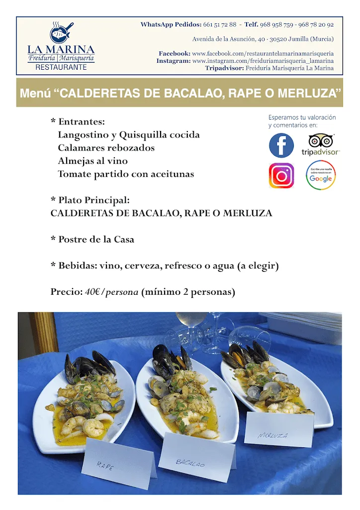 Menu_Restaurante La Marina Freiduría Marisquería_Jumilla_image_3