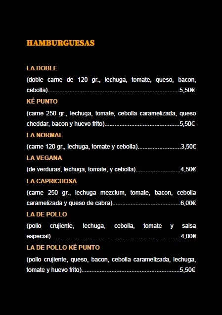 Menu_Ke Punto_Jumilla_image_4