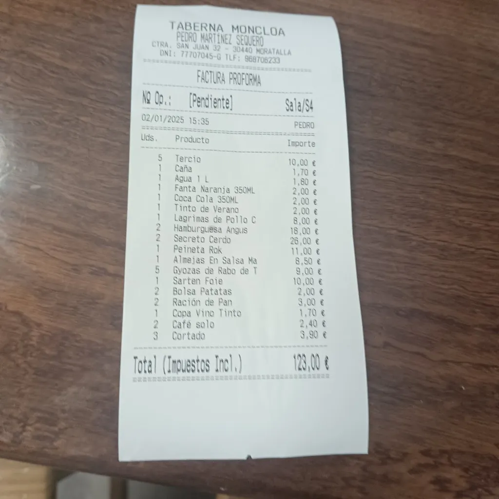 Silvia Martinez_Taberna Moncloa_Moratalla_review