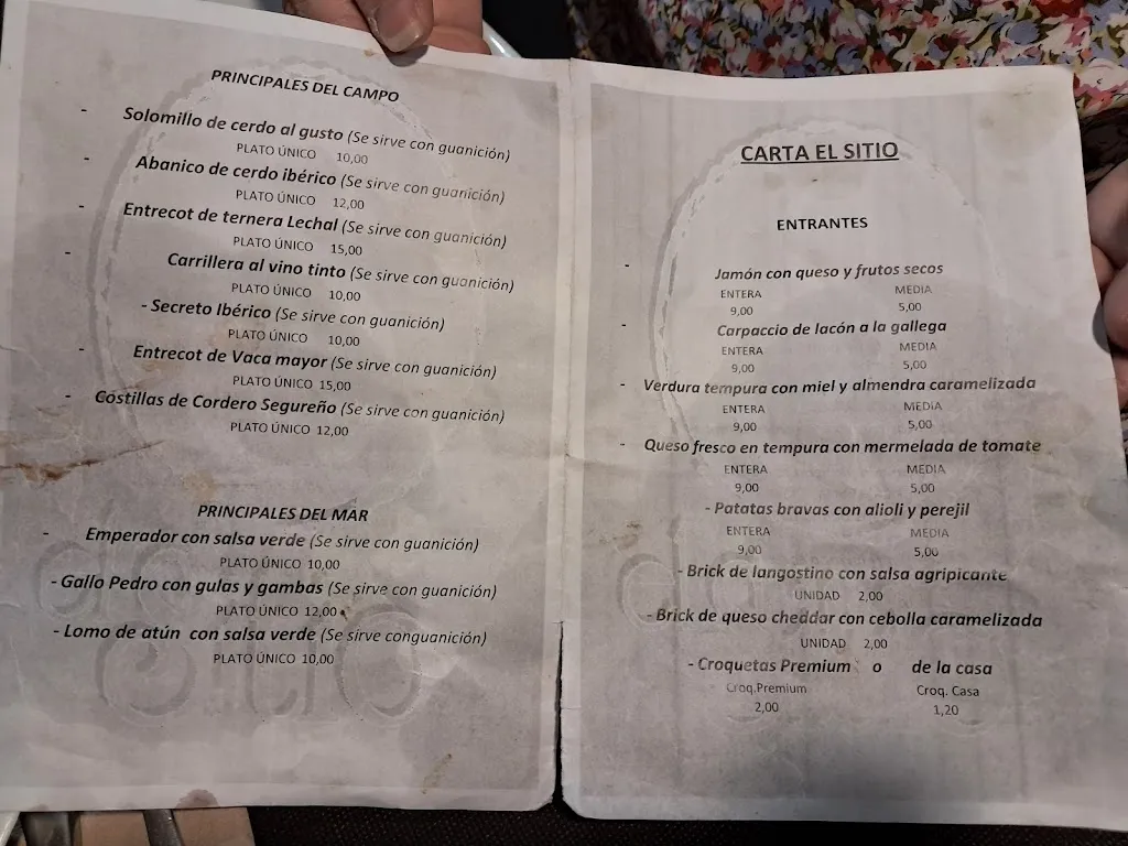 Menu_El Sitio Restaurante_Moratalla_image_1