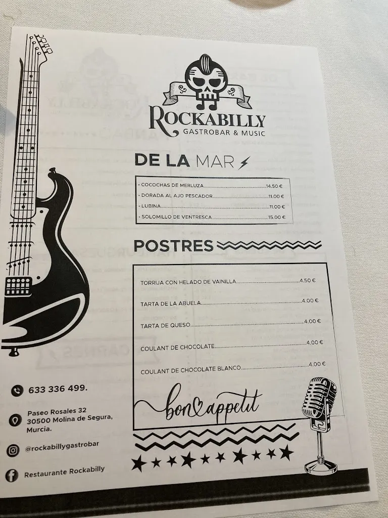 Menu_Rockabilly gastrobar_Molina de Segura_image_2
