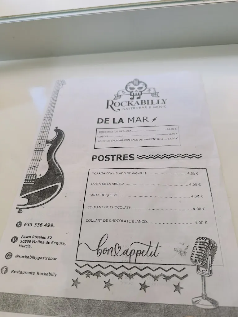 Menu_Rockabilly gastrobar_Molina de Segura_image_3