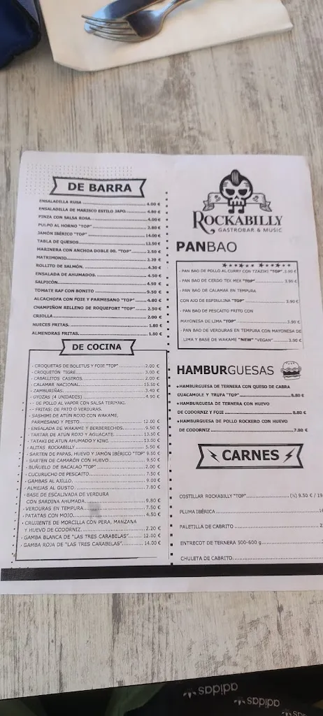 Menu_Rockabilly gastrobar_Molina de Segura_image_4
