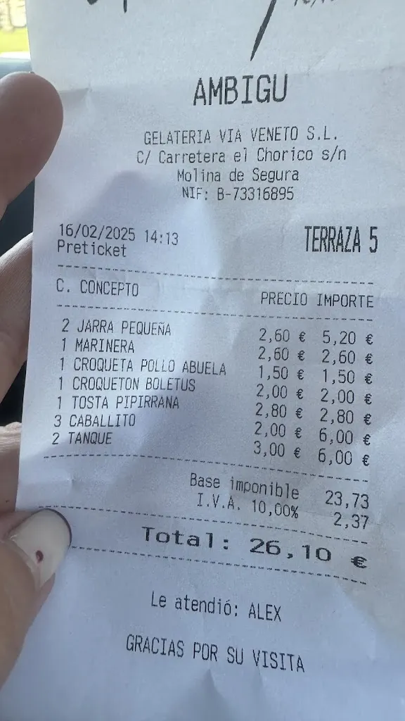 Mery Serrano_Restaurante Ambigú_Molina de Segura_review