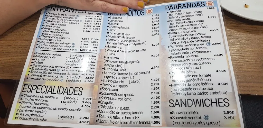 Menu_La Parranda Molina_Molina de Segura_immagine_1