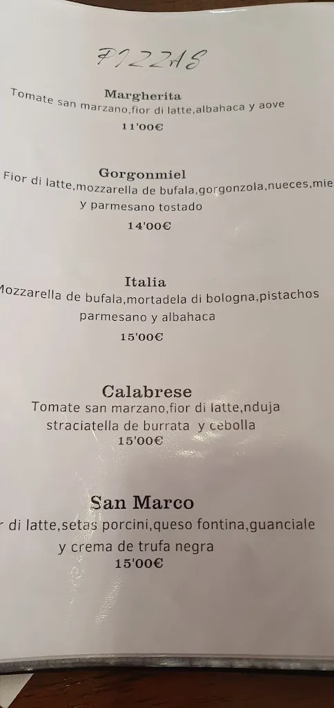 Menu_Trattoria da Michelle_Mazarrón_image_4