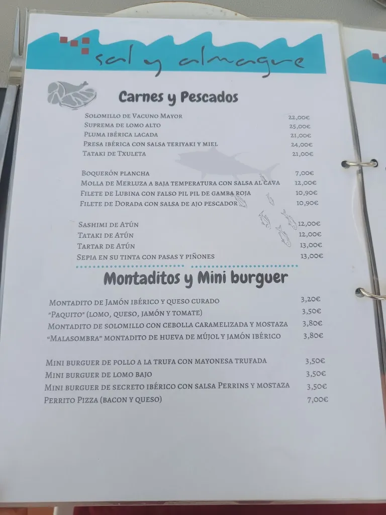 Menu_Restaurante Sal Y Almagre_Mazarrón_image_1