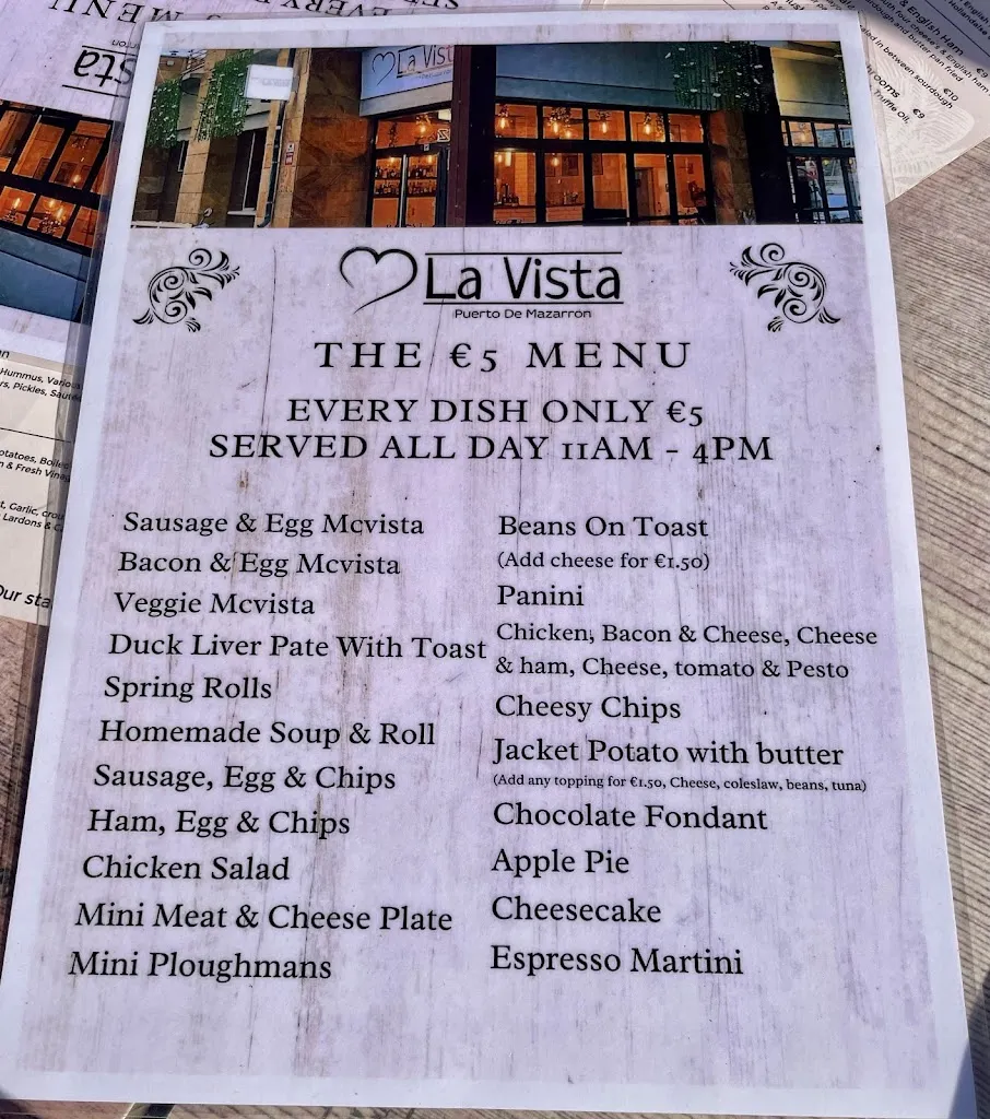 Menu_La Vista Puerto de Mazarron_Mazarrón_image_3