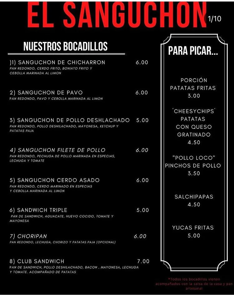 Menu_El sanguchon_Mazarrón_image_2