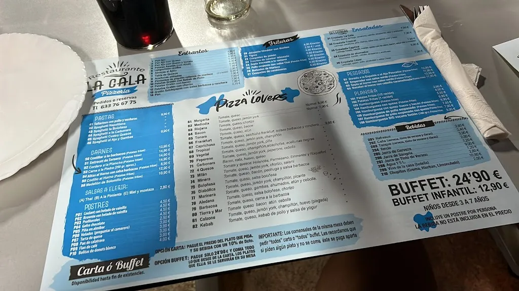 Menu_La Cala Puerto de Mazarrón_Mazarrón_image_1