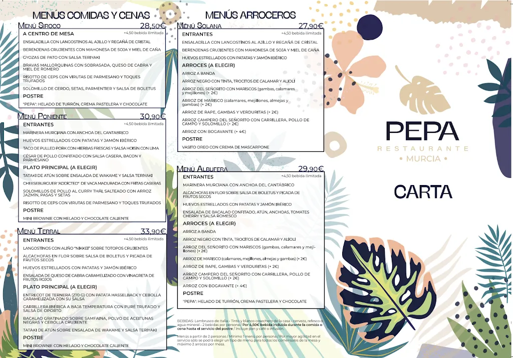 Menu_Pepa Restaurante_Murcia_image_3