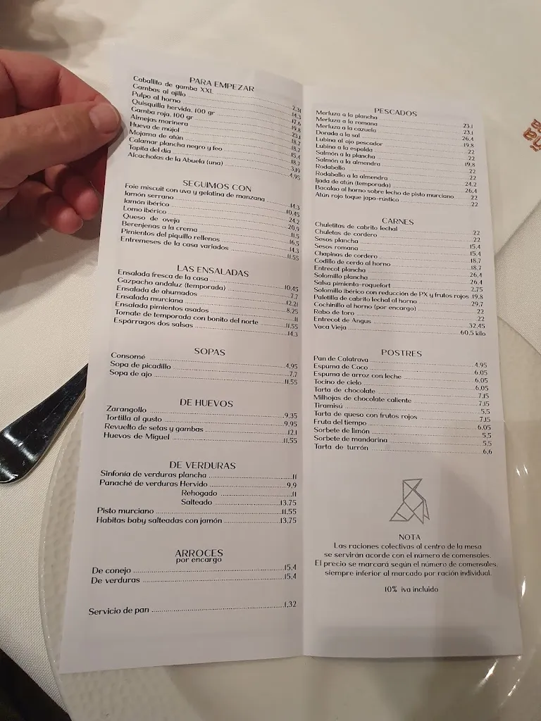 Menu_Restaurante La Pequeña Taberna_Murcia_image_2