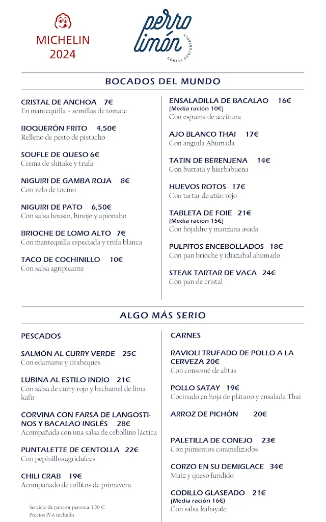 Menu_Perro Limón - Restaurante en Murcia Centro_Murcia_image_2