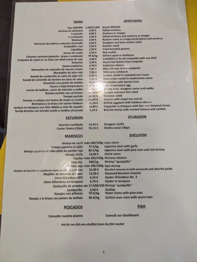 Menu_El Pasaje de Zabálburu_Murcia_image_1