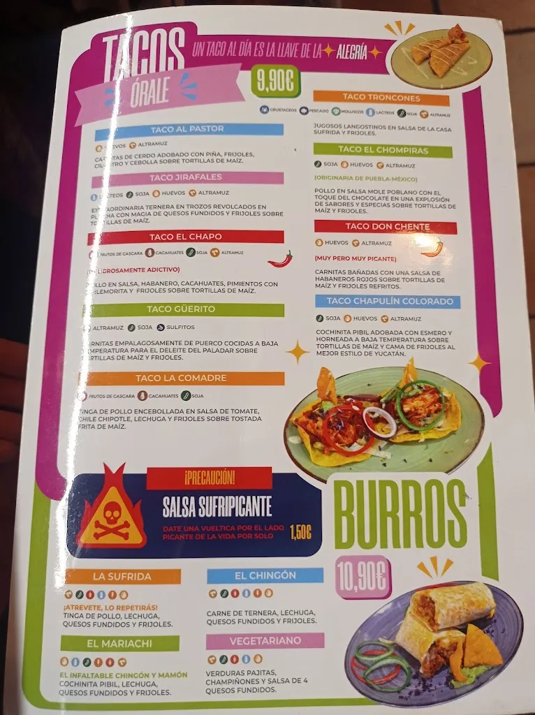 Menu_La SuFrida - Restaurante Mexicano en Murcia_Murcia_image_2