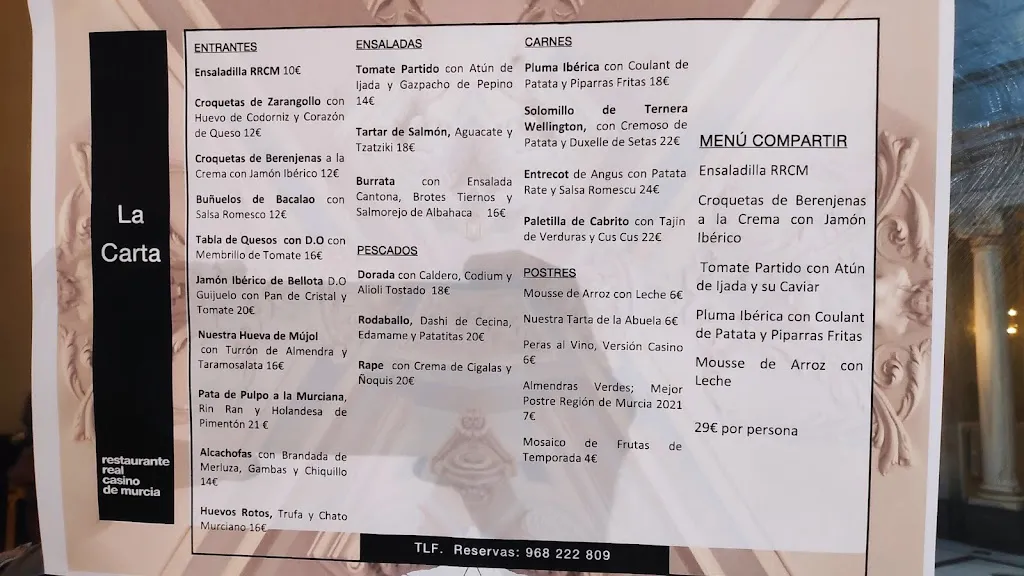 Menu_Restaurante Real Casino de Murcia_Murcia_image_2