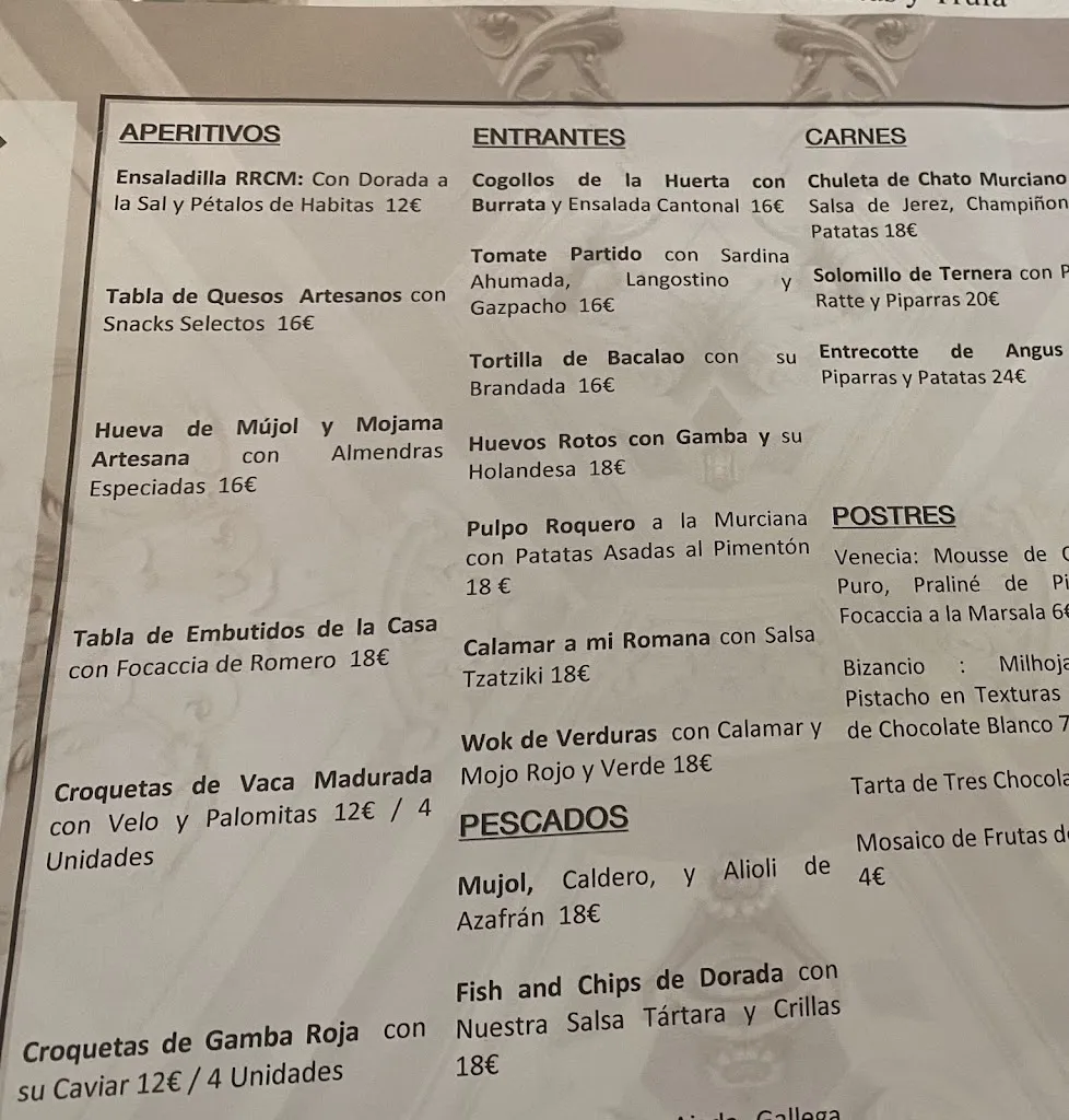 Menu_Restaurante Real Casino de Murcia_Murcia_image_4