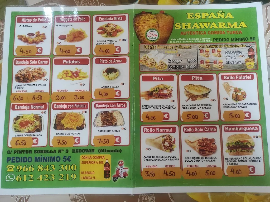 Menu_Doner kebab restaurant_Redován_image_2