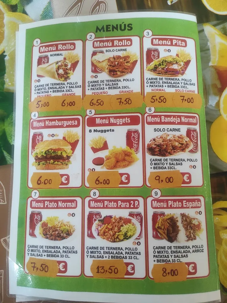 Menu_Doner kebab restaurant_Redován_image_3