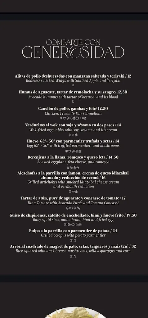 Menu_La Tapeoteca_Murcia_image_4