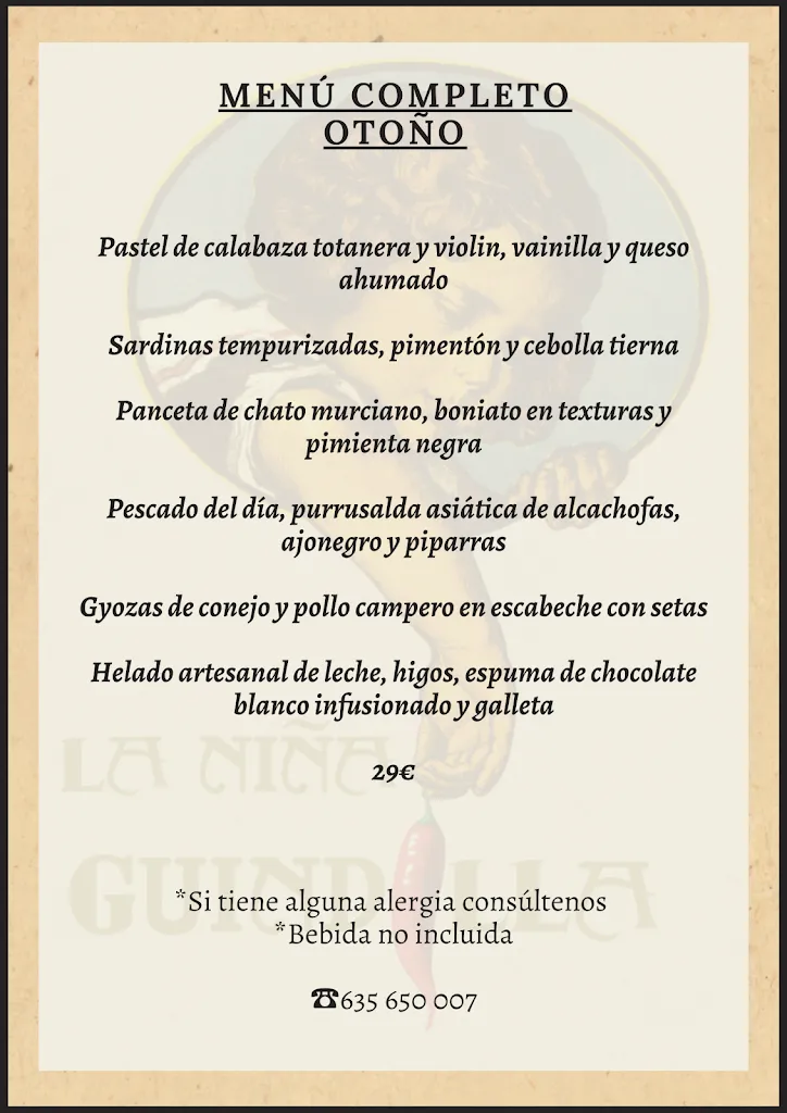 Menu_La Niña Guindilla_Murcia_image_3