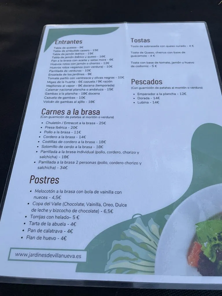 Menu_Restaurante Jardines de Villanueva_Villanueva del Río Segura_image_3