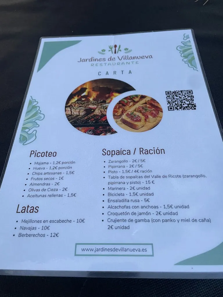 Menu_Restaurante Jardines de Villanueva_Villanueva del Río Segura_image_4