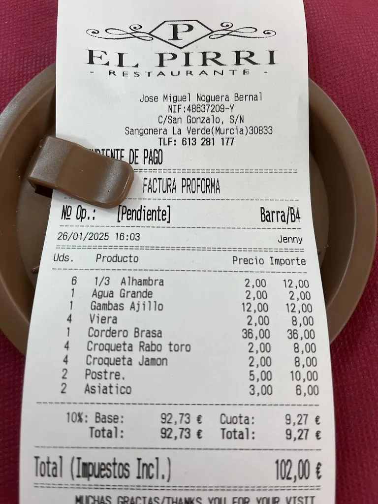 Jose Luis_El Pirri_Sangonera la Verde_review