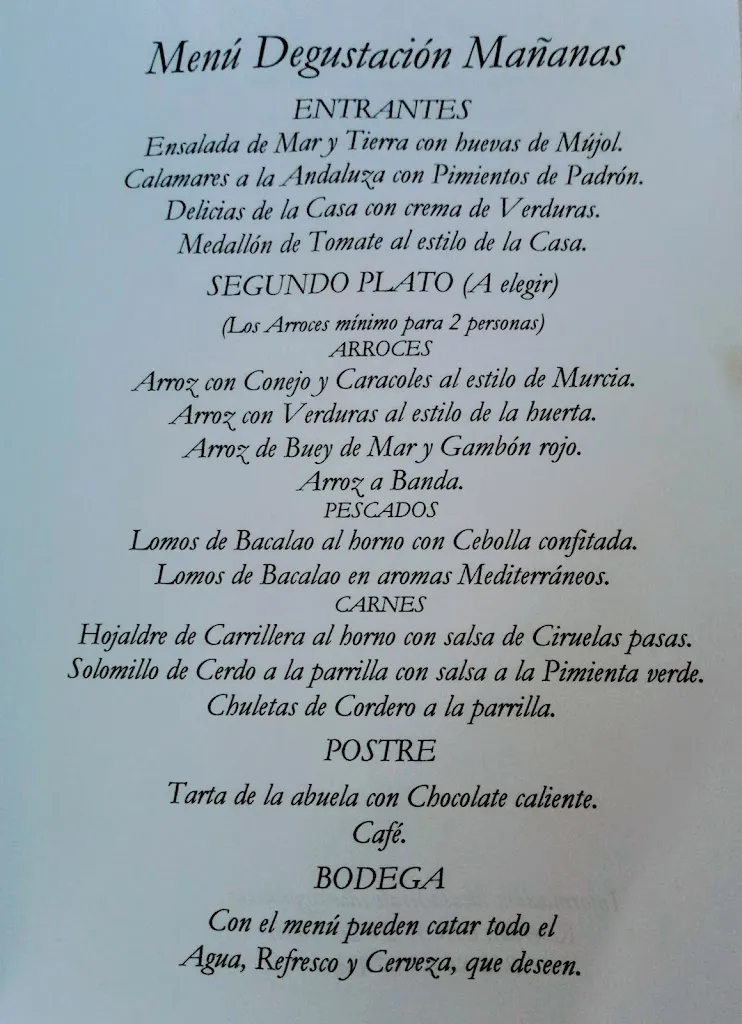 Menu_La Casa de Salvador_Sangonera la Verde_immagine_1