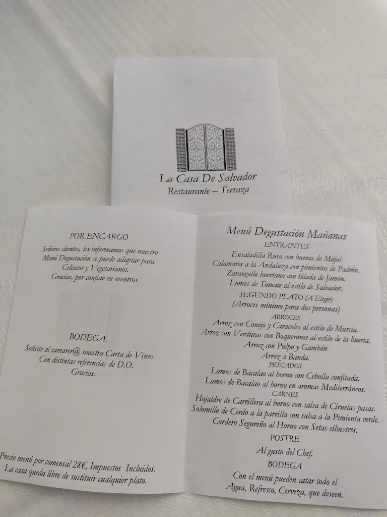 Menu_La Casa de Salvador_Sangonera la Verde_immagine_3