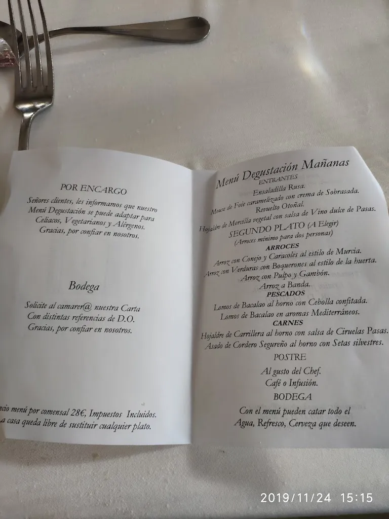 Menu_La Casa de Salvador_Sangonera la Verde_immagine_4