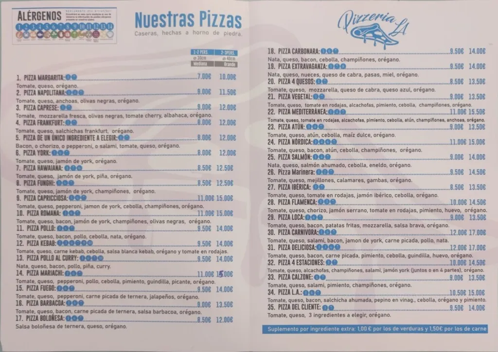 Menu_Pizzeria L. A._Redován_image_1