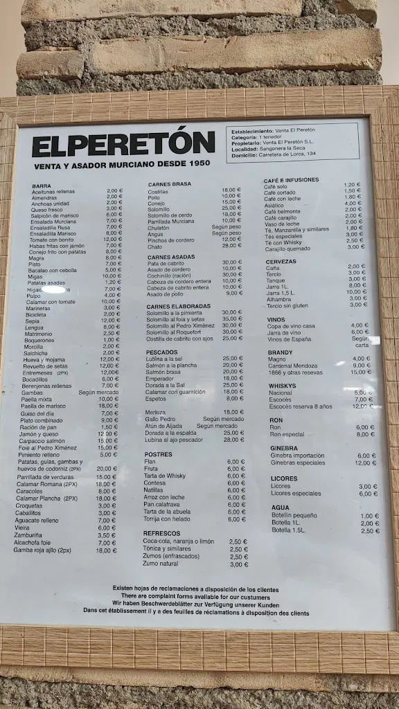 Menu_Restaurante Venta El Peretón_Sangonera la Verde_image_1