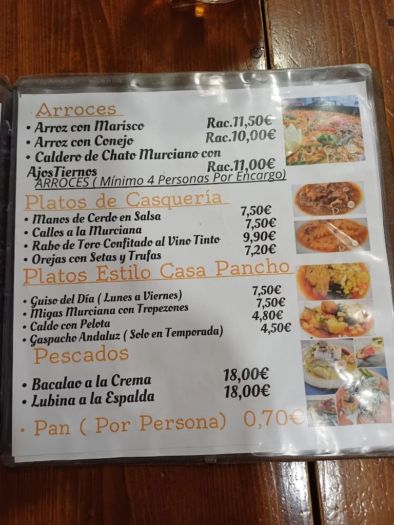 Menu_Restaurante Casa Pancho_Sangonera la Verde_image_2