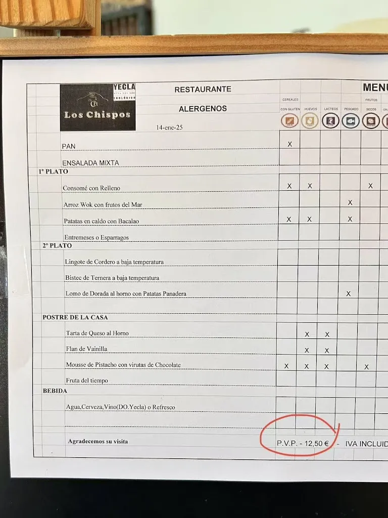 Menu_Restaurante Los Chispos_Yecla_image_1