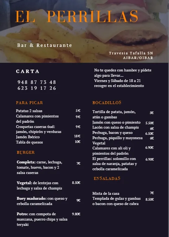 Menu_El Perrillas_Aibar/Oibar_image_2