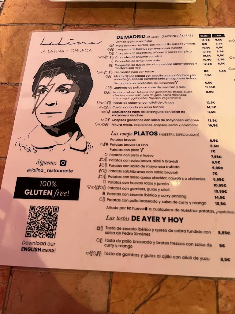 Menu_LaLina Bravas y Tapas Restaurante La Latina - gluten free_Allo_image_2