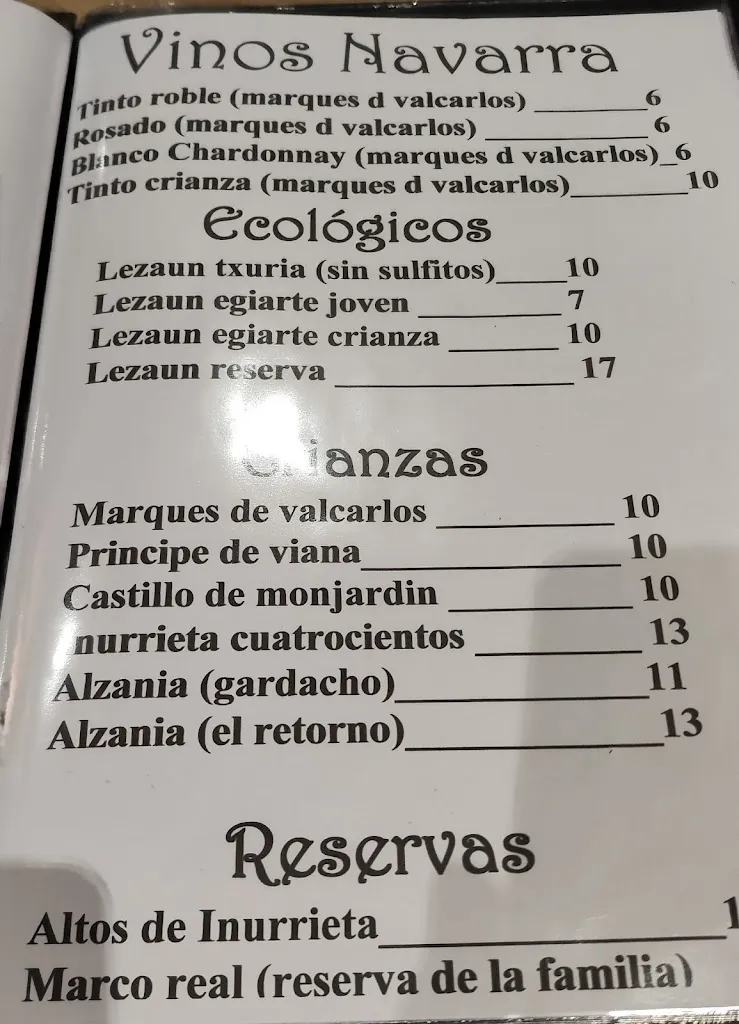 Menu_Restaurante Casa Faustina_Abáigar_image_1