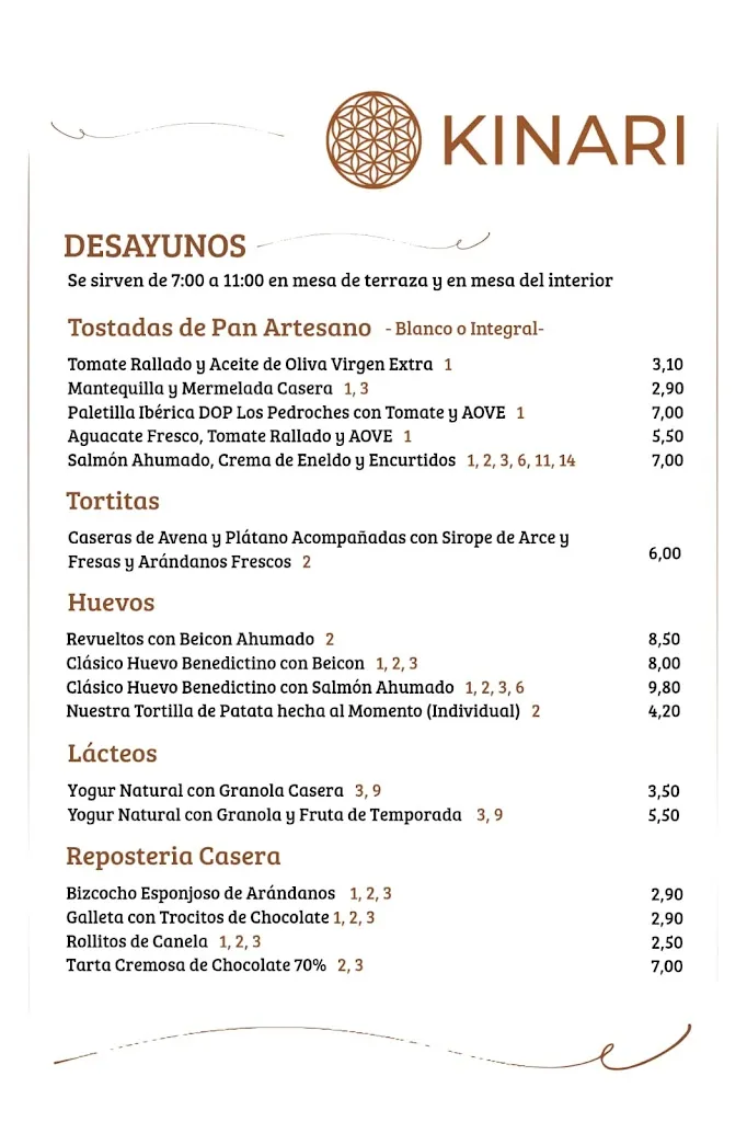 Menu_Kinari Restaurante_Abáigar_image_1