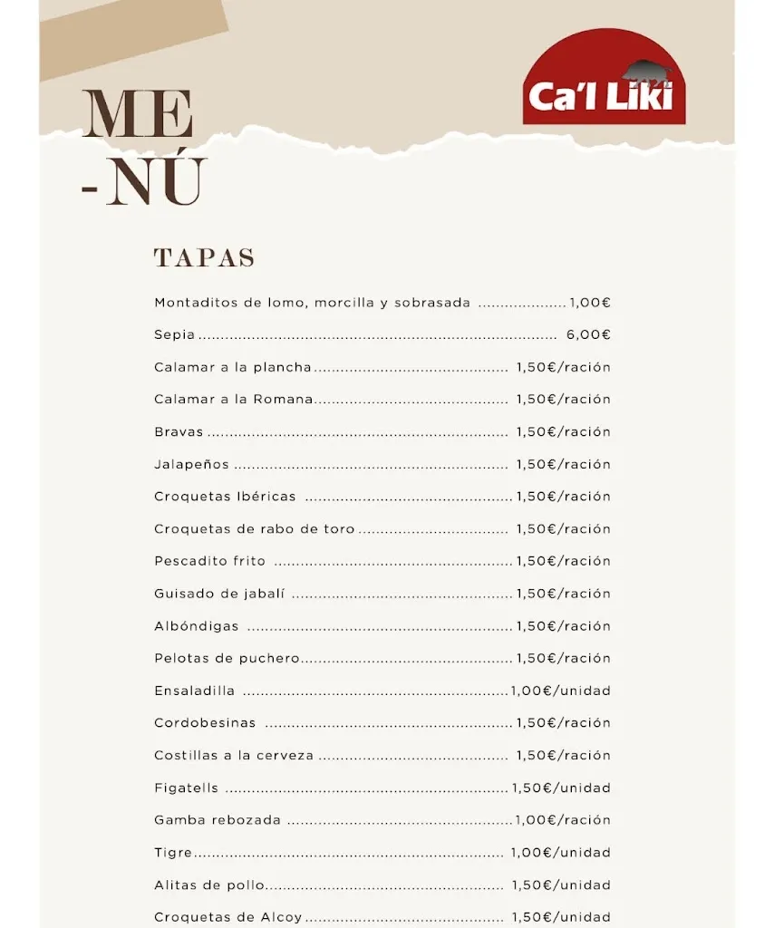 Menu_Restaurant Ca'l Liki_Sanet y Negrals_image_3