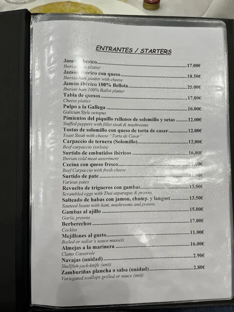 Menu_El Gallego_Pilar de la Horadada_image_1