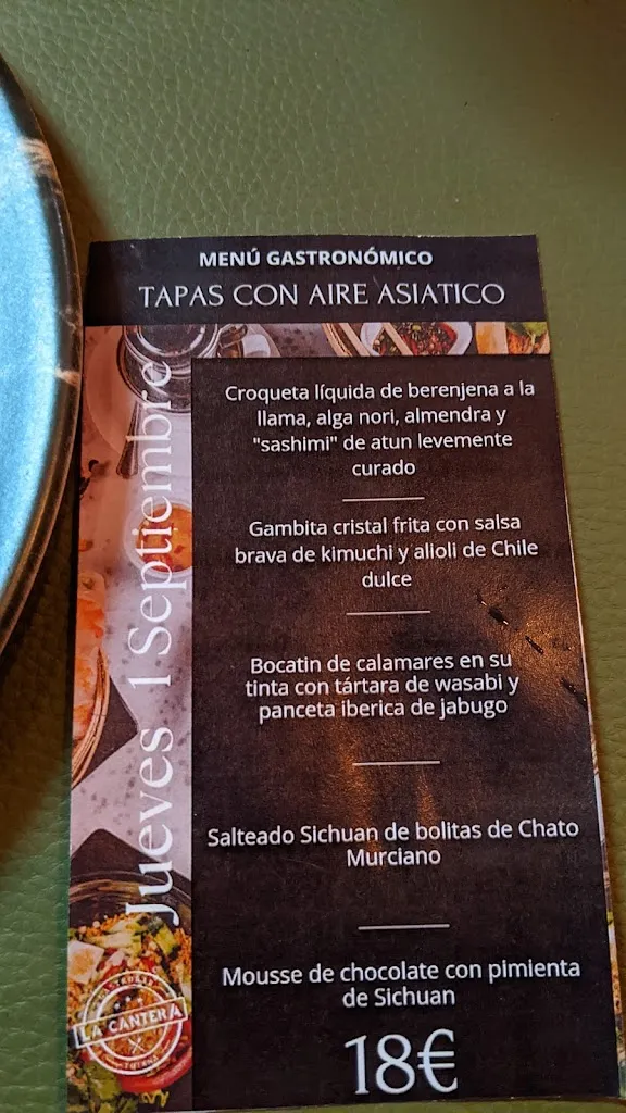 Menu_La Cantera Gastrobar_Totana_image_1